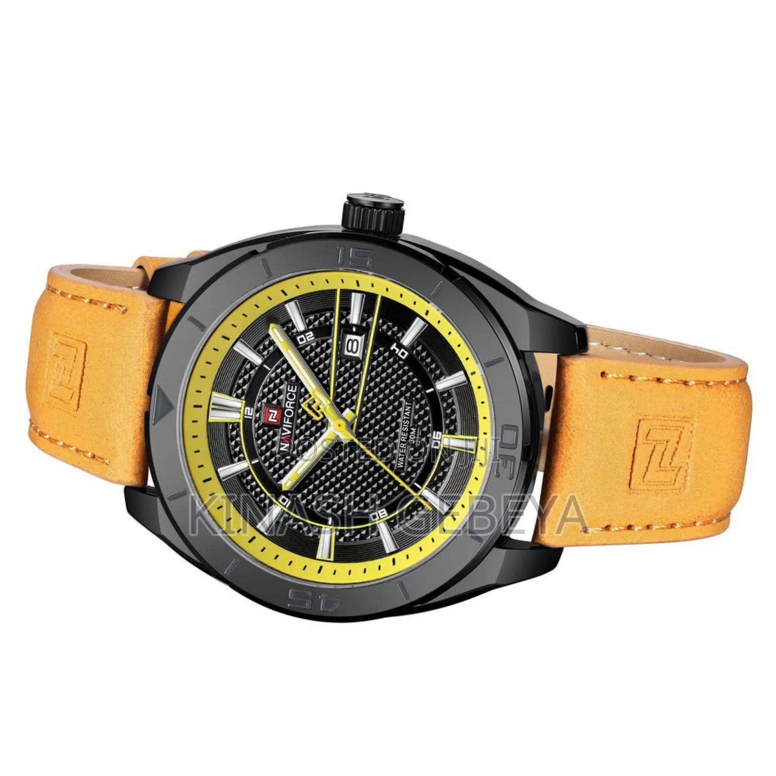 Navi Force Original Leather Band Watch