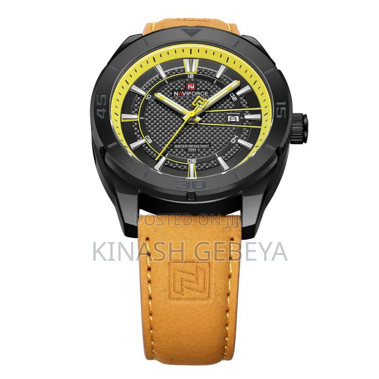 Navi Force Original Leather Band Watch