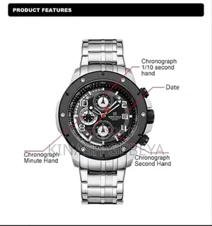 Navi Force Stainless Steel Band Watch