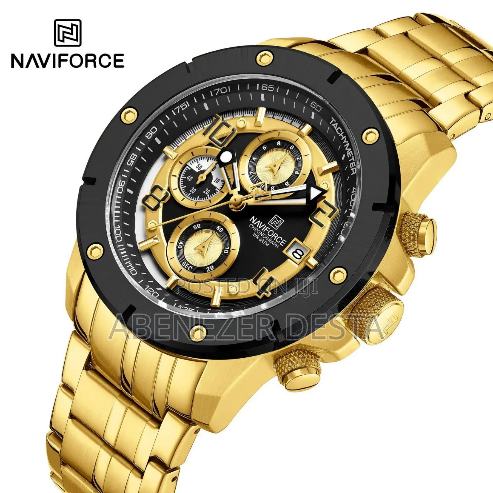 Naviforce Watch Quartz Chronograph Stainless Steel Watches