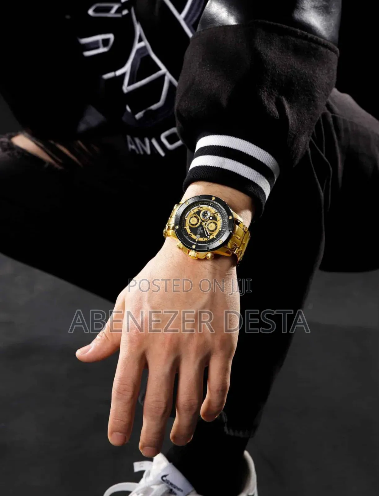 Naviforce Watch Quartz Chronograph Stainless Steel Watches