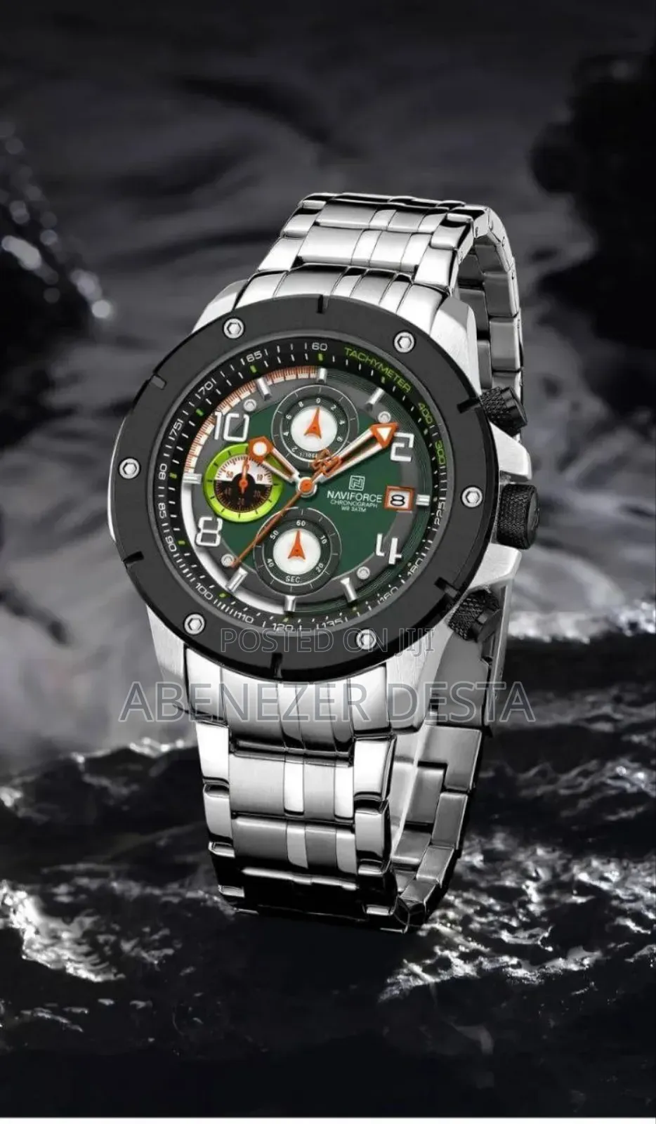 New Naviforce Watch for Men Luxury Chronograph Waterproof