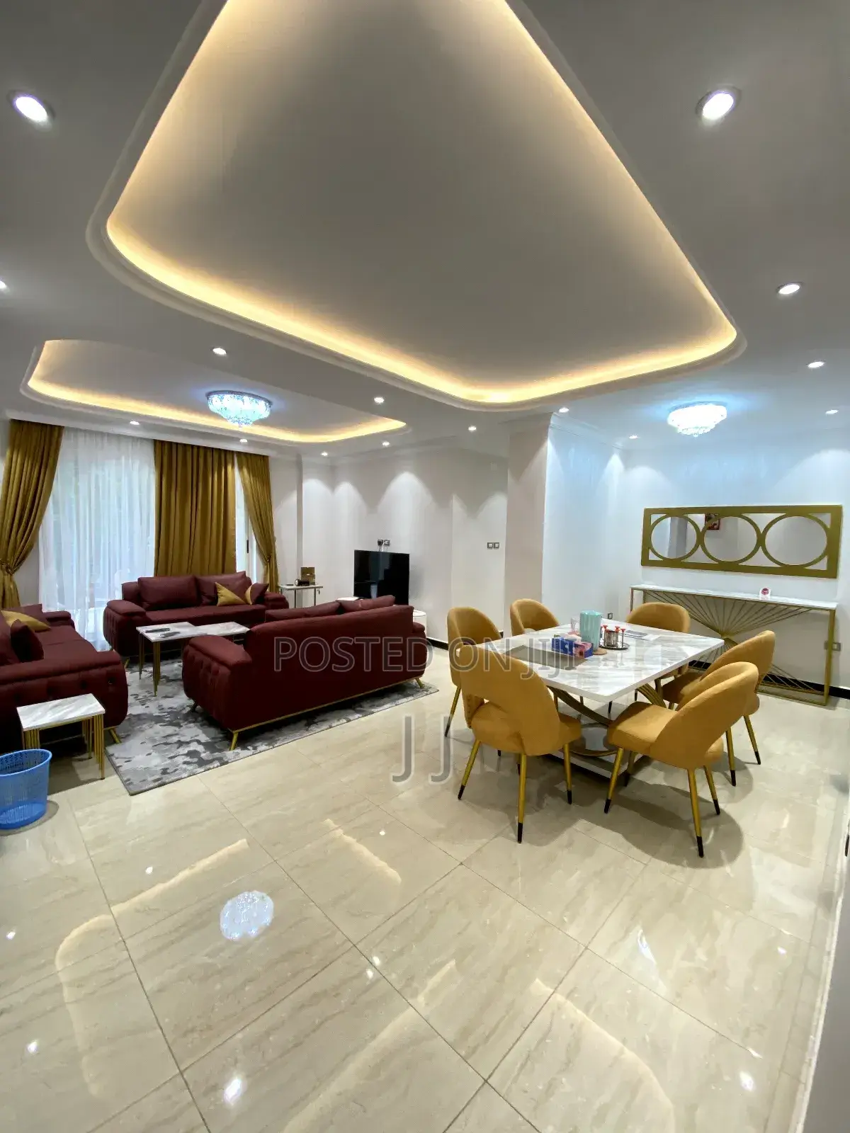 Furnished 3bdrm Apartment in Bole for rent