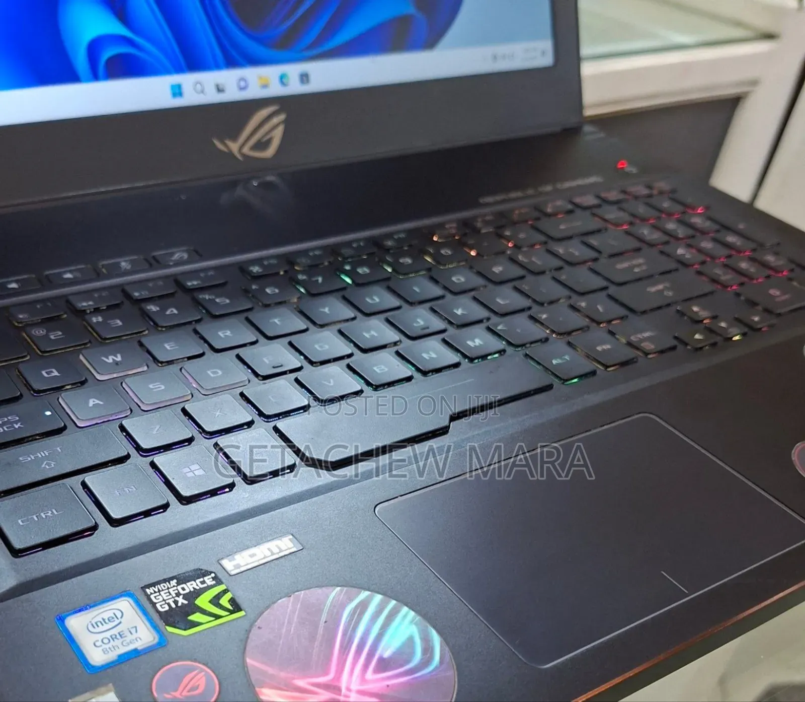 New Laptop Asus ROG Strix G15 16GB Intel Core I7 SSD 128GB