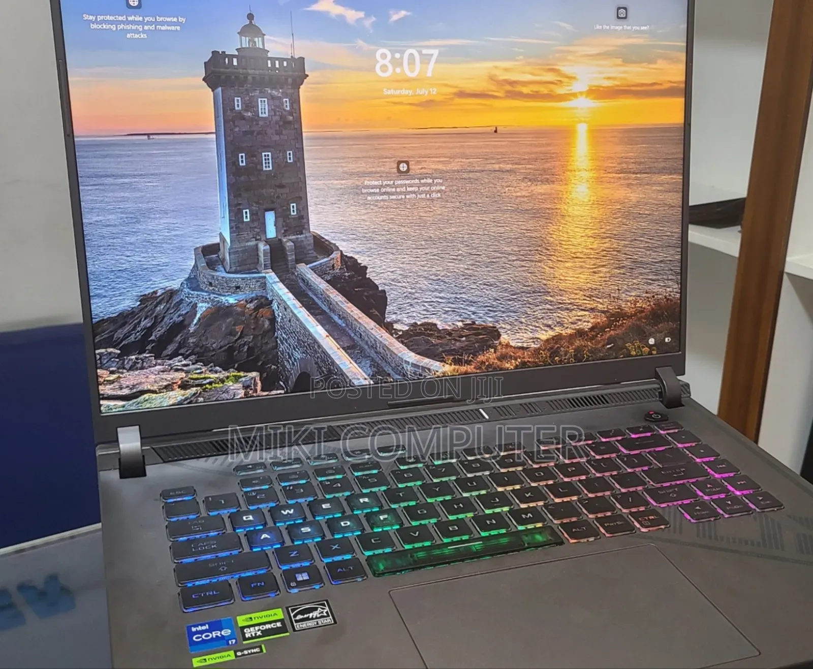 New Laptop Asus ROG Strix G15 16GB Intel Core I7 SSD 1T