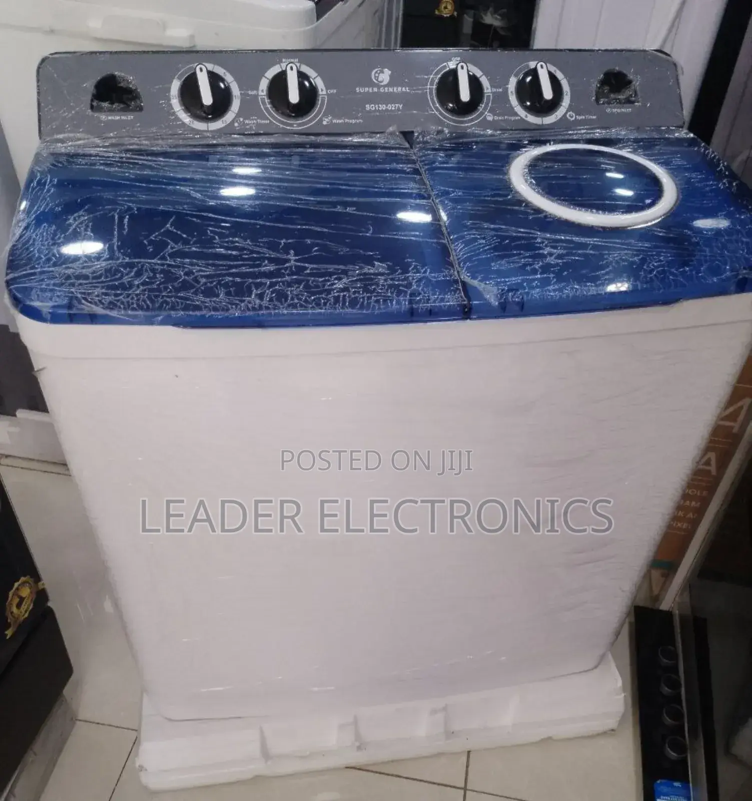 Super General Washing Machine Semi Automatic 13.Kg