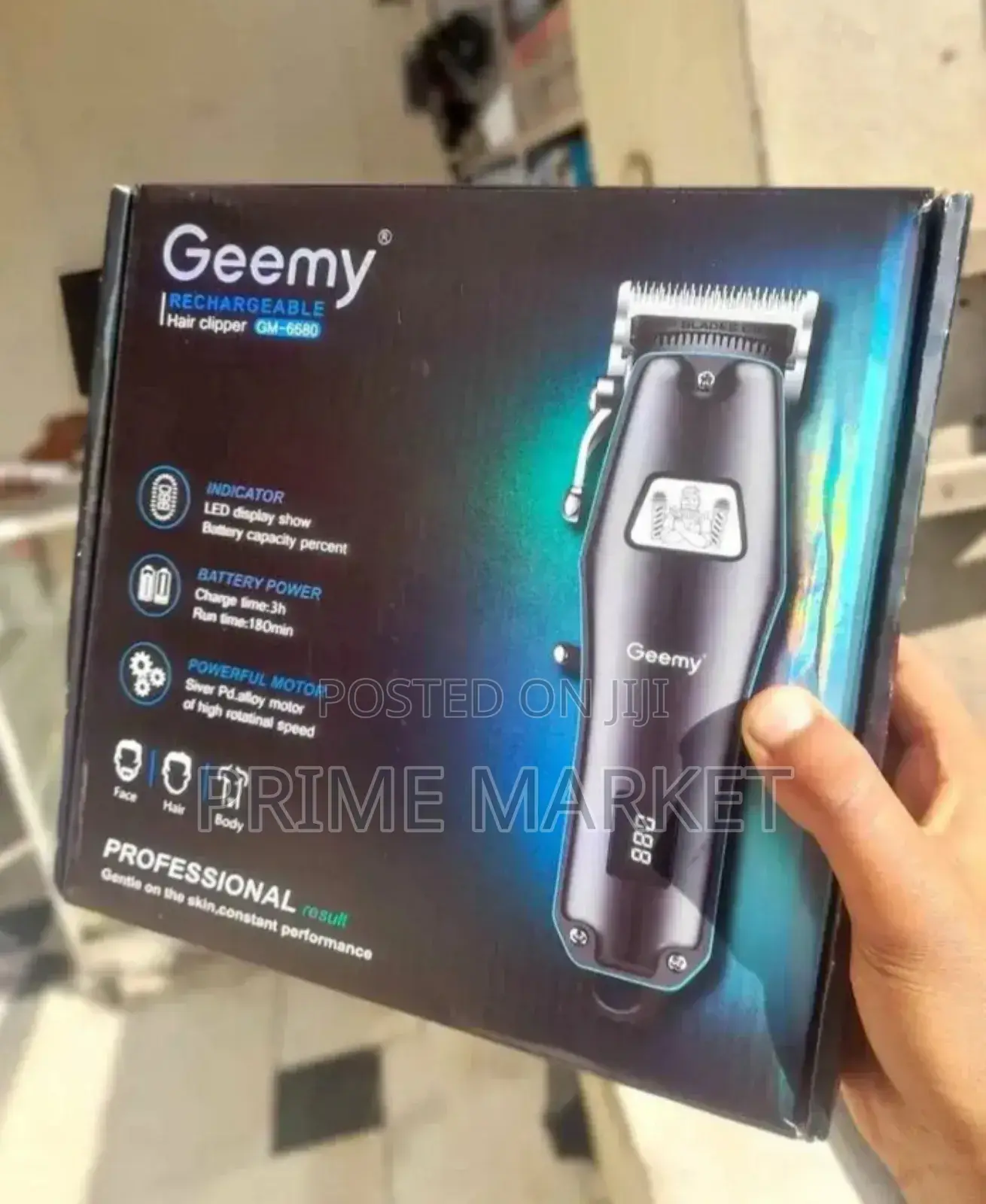Geemy Gm-6680 Rechargeable Hair Clipper