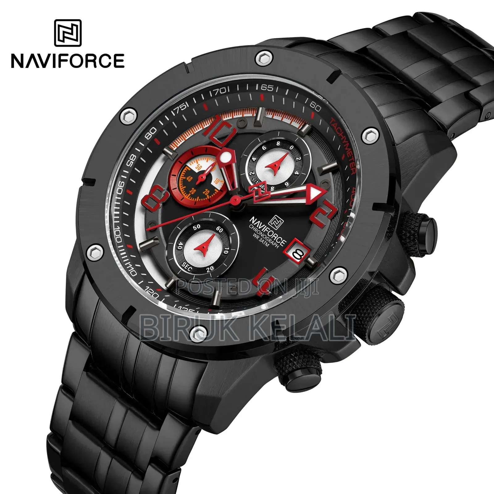 Naviforce Elitex Watch for Men Silver
Chronograph