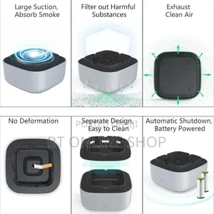 Smokeless Ashtray With Air Purifier