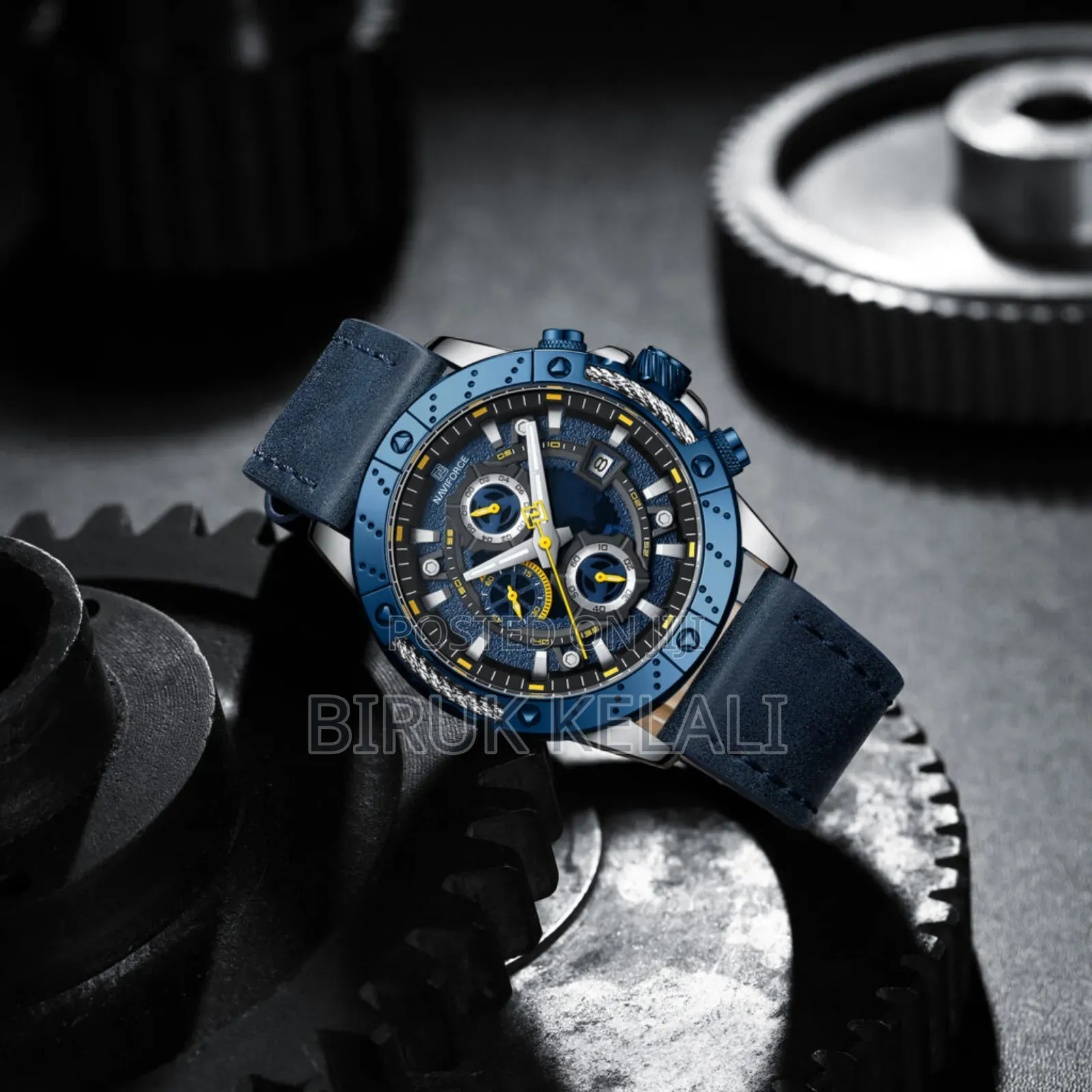 Navi Foce Blue Band Luxury Watch