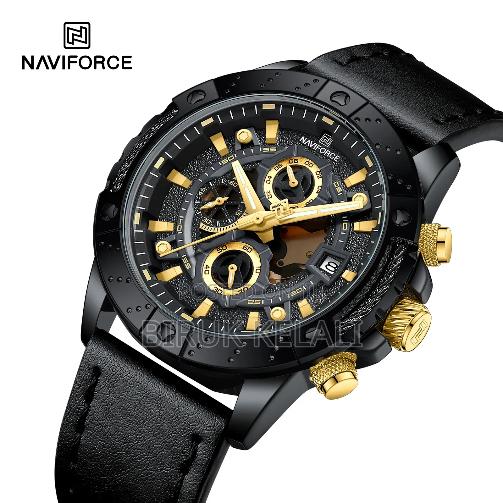 Full Black Navi Force Watch