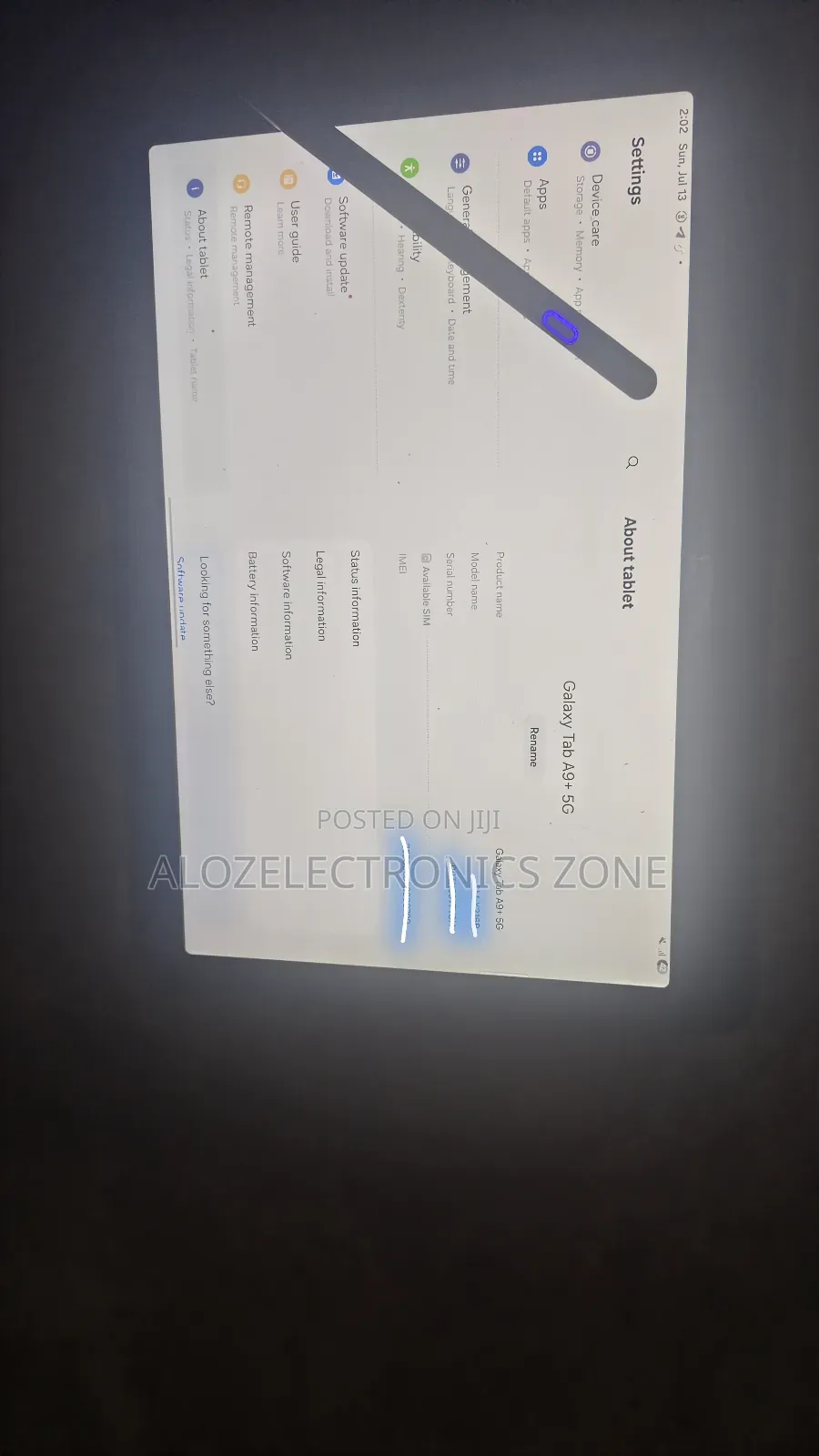 Samsung Galaxy Tab A9+ 64 GB Black