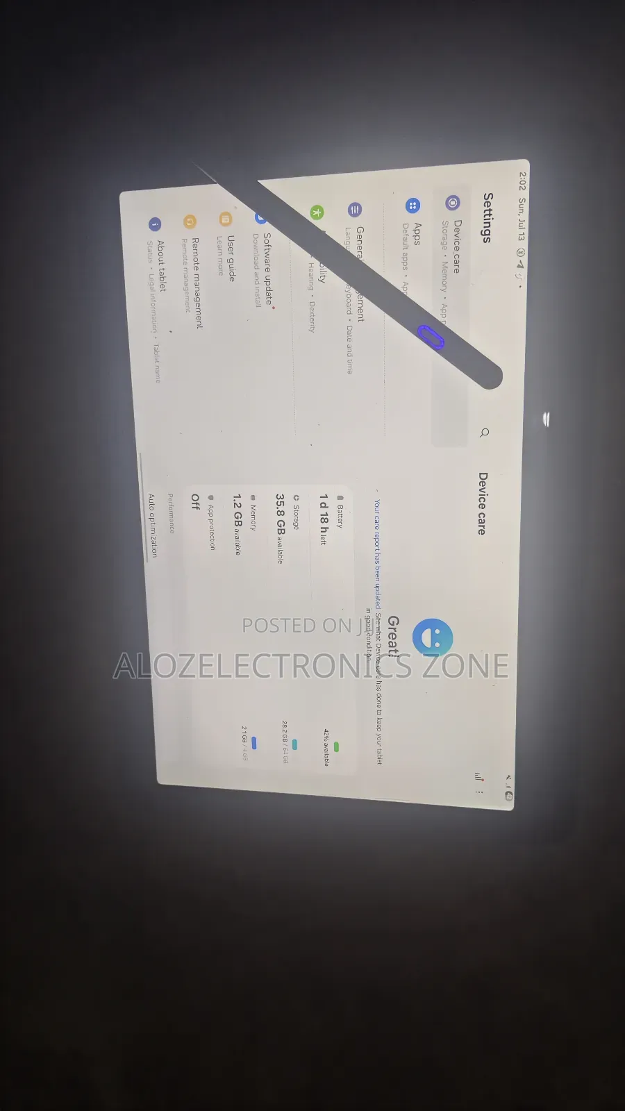 Samsung Galaxy Tab A9+ 64 GB Black