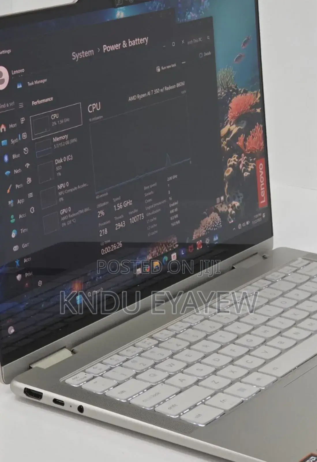 New Laptop Lenovo ThinkPad Yoga 370 16GB AMD Ryzen 7 SSD 1T