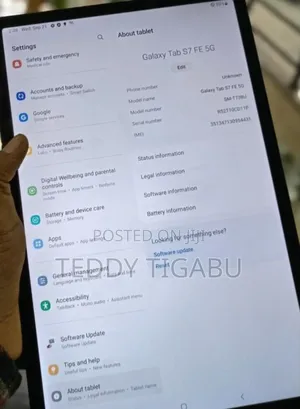 New Samsung Galaxy Tab S7 FE 64 GB Blue