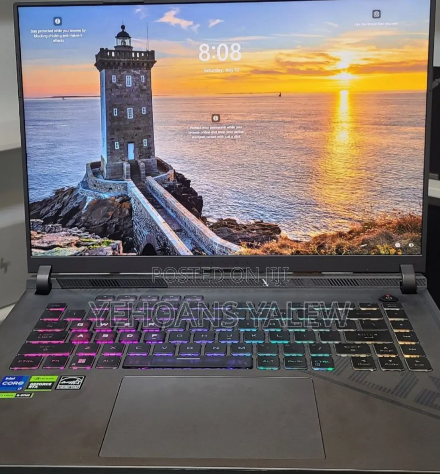 New Laptop Asus ROG Strix G15 16GB Intel Core I7 SSD 1T