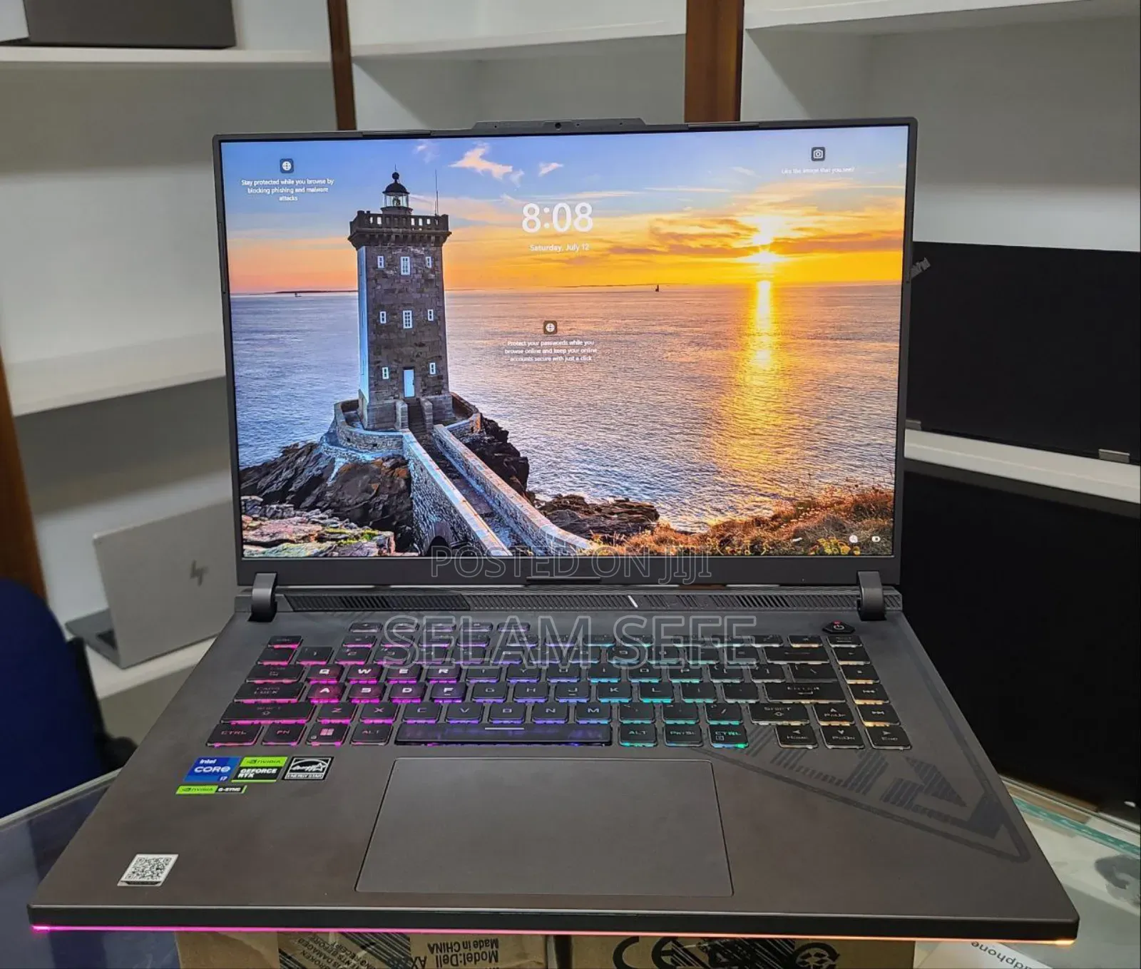 New Laptop Asus ROG Strix G15 16GB Intel Core I7 SSD 1T