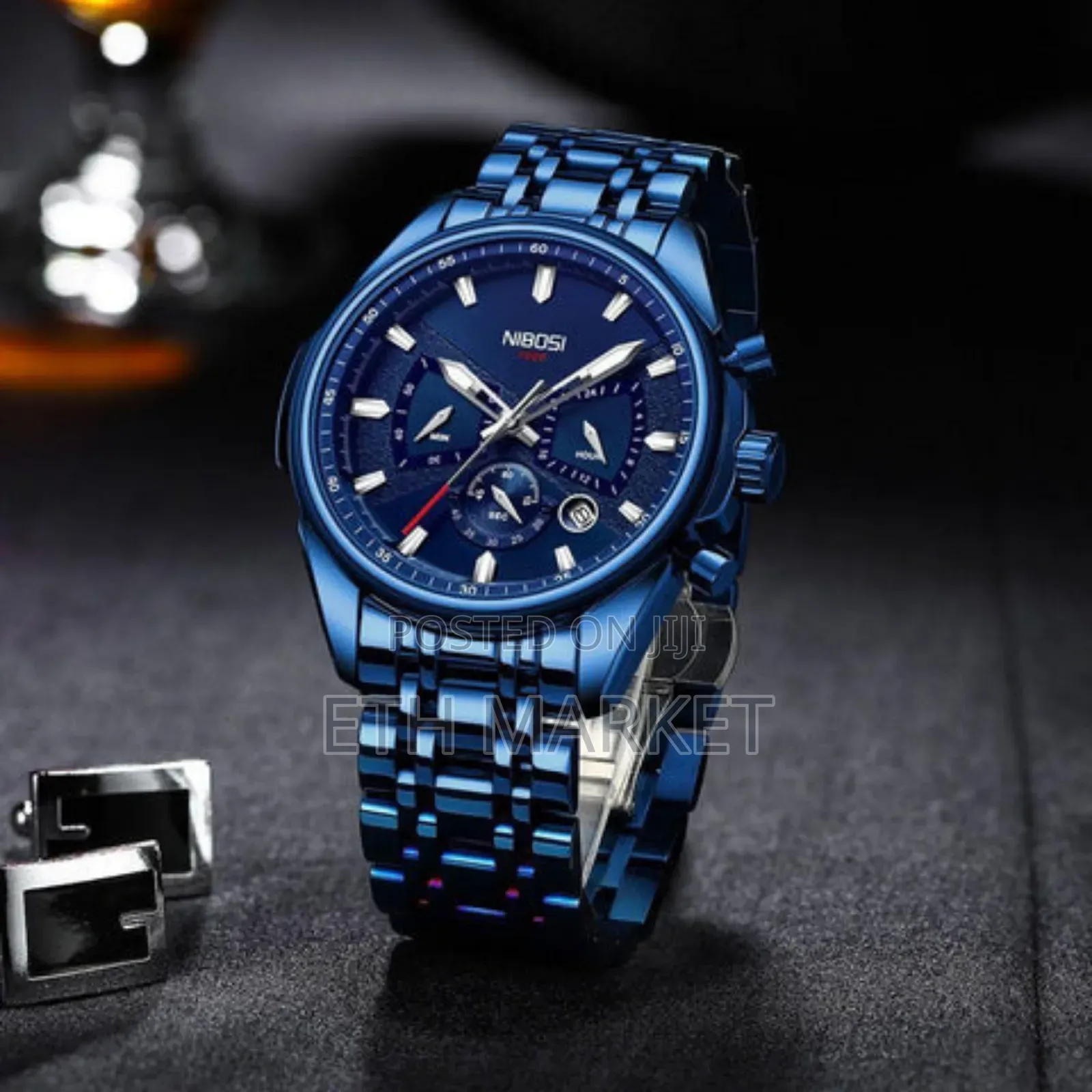 Nibosi New Luxury Brand Fashion Chronograph Quartz Men Watch