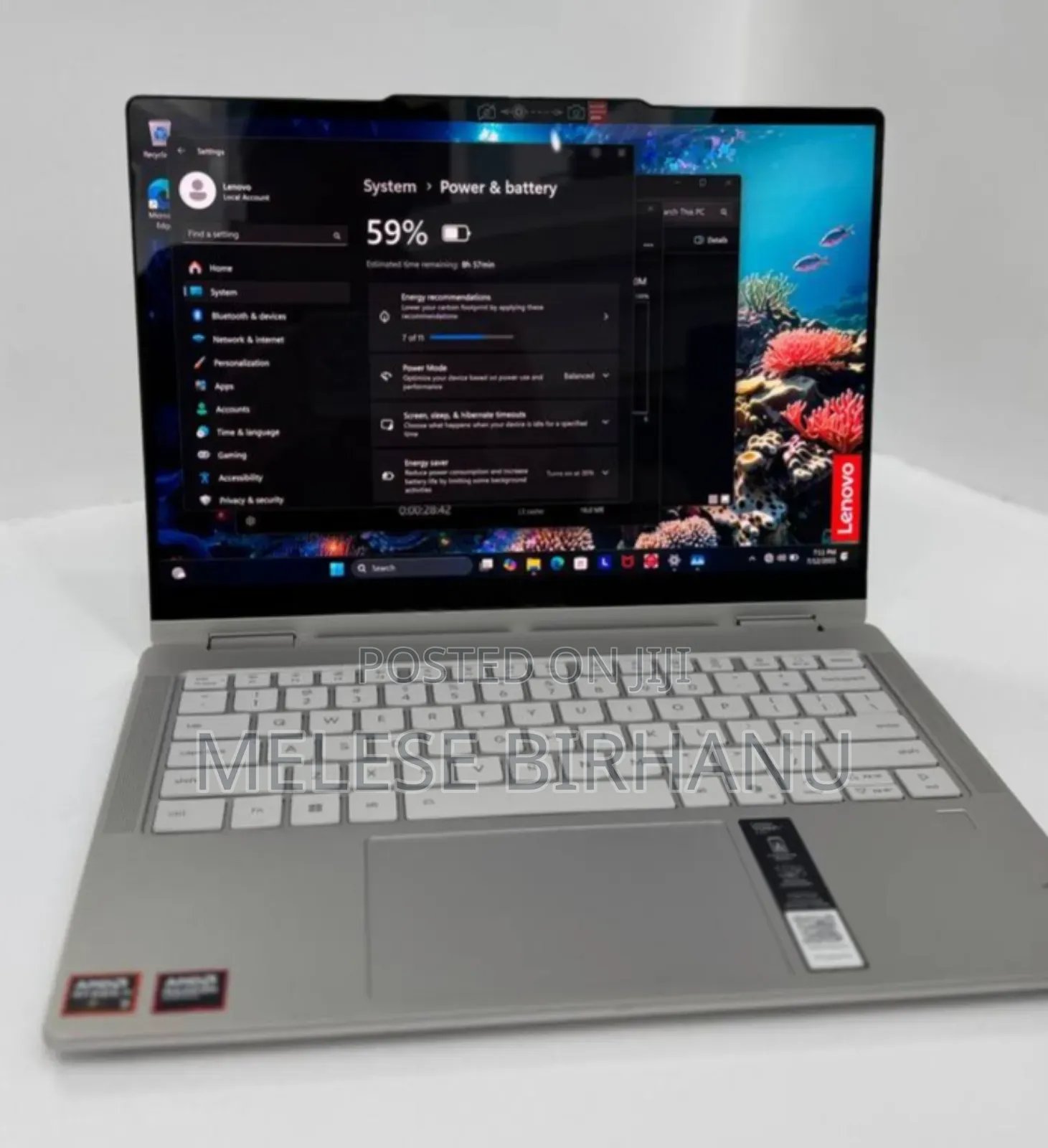 New Laptop Lenovo Yoga 7i 16GB Intel Core I7 SSD 1T