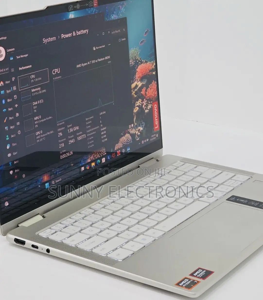 New Laptop Lenovo Yoga 700 16GB AMD Ryzen 7 SSD 1T