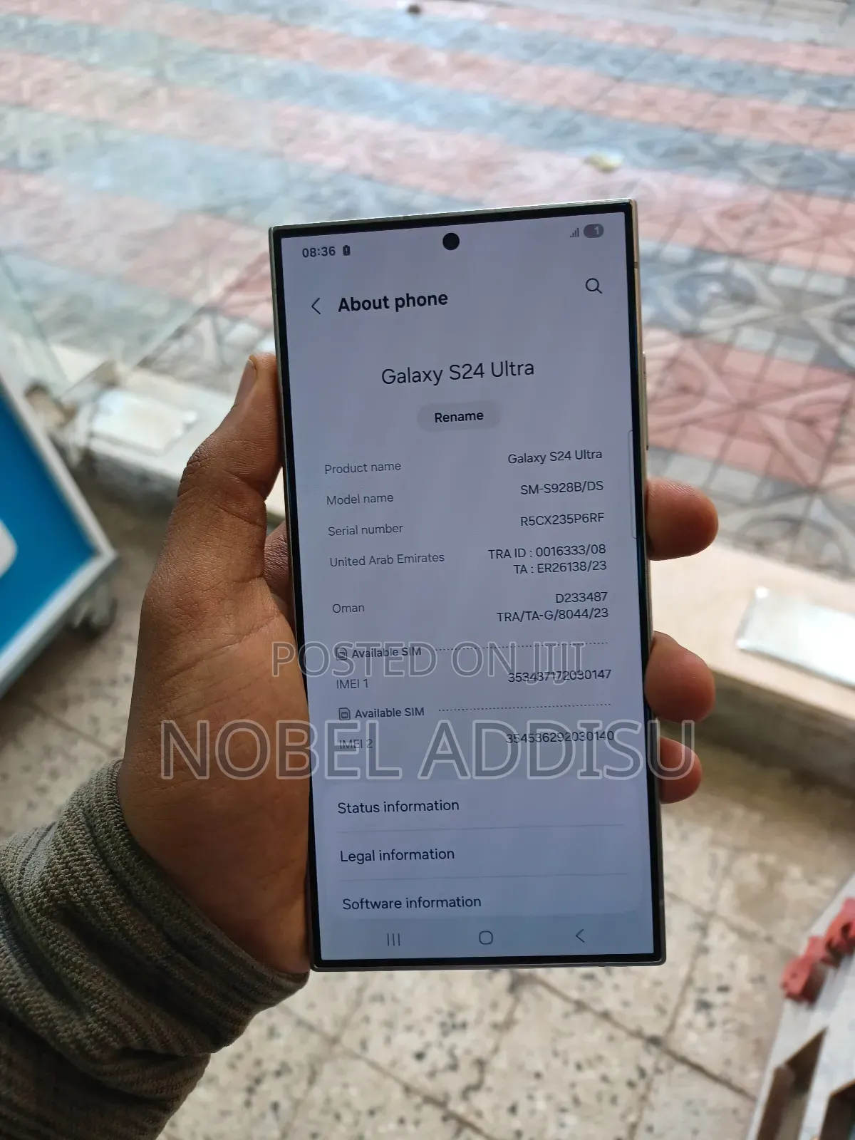 New Samsung Galaxy S24 Ultra 256 GB