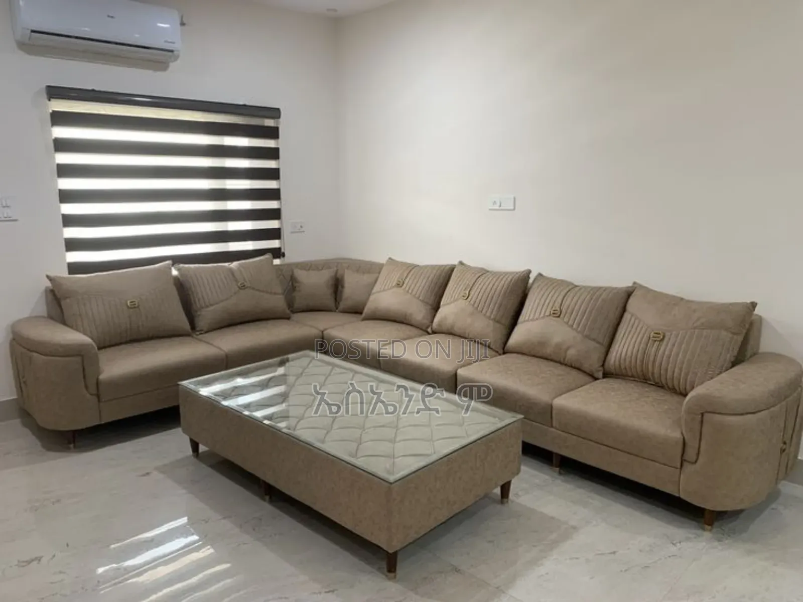Vikas L Shaped Sofa With Table
