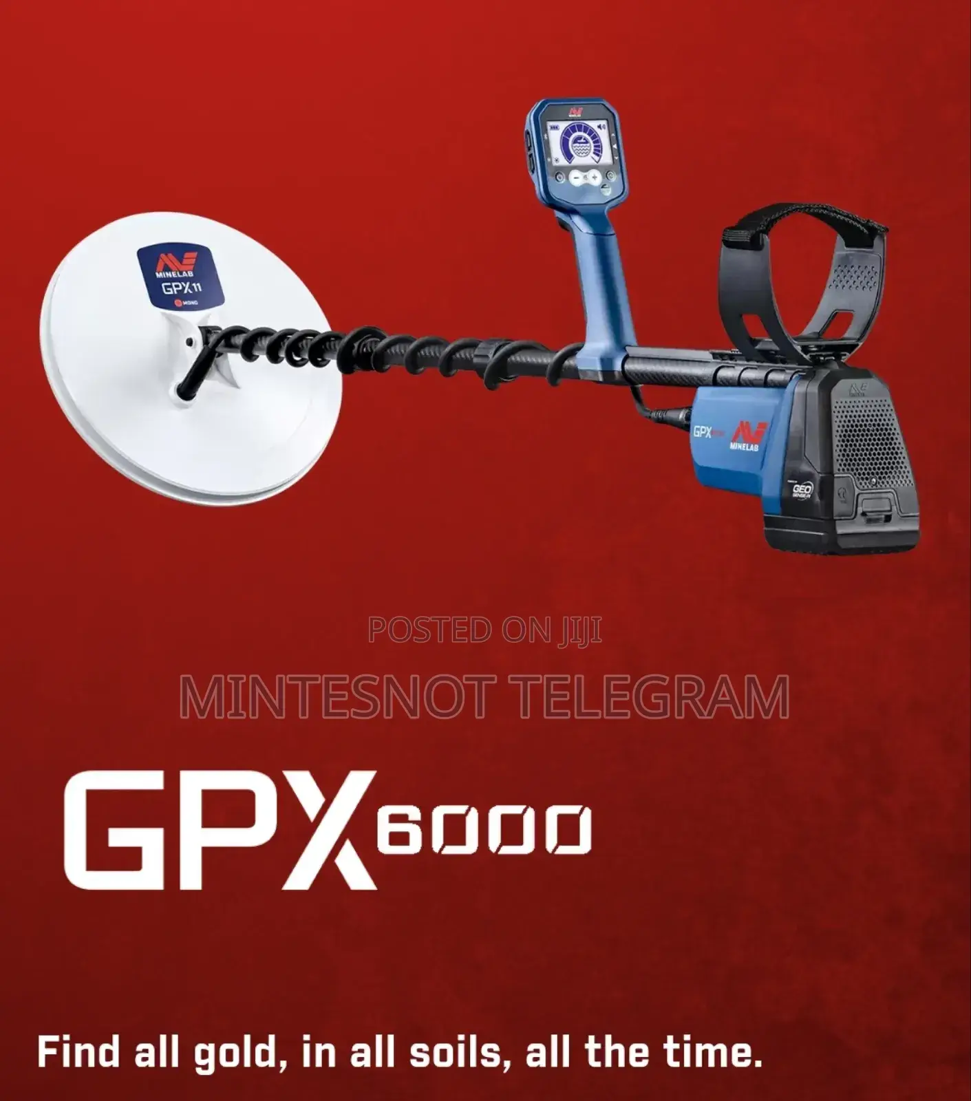 ወርቅ መፈለጊያ Gpx6000 Metal Detector