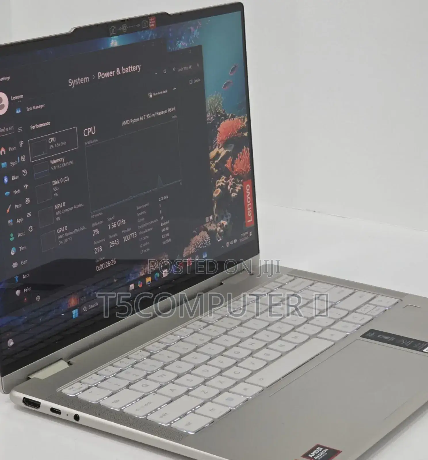 New Laptop Lenovo Yoga 7i 16GB AMD Ryzen 7 SSD 1T