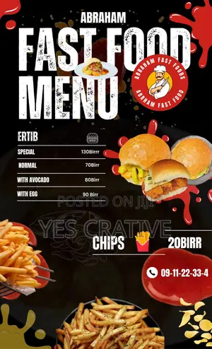 Food Menu Design