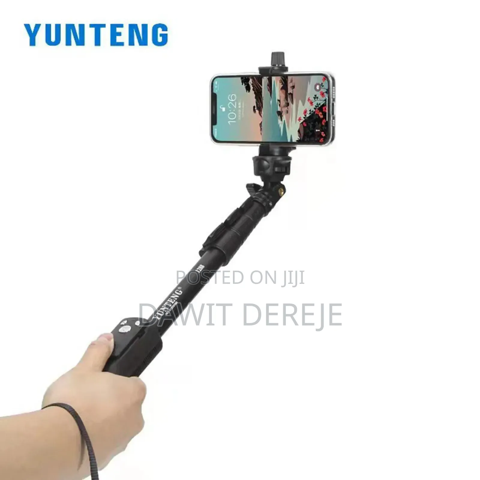 Long Selfie Stick With Wireless Bluetooth Selfie Remote