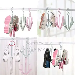 Multifunctional Rotating Shoes Drying Rack