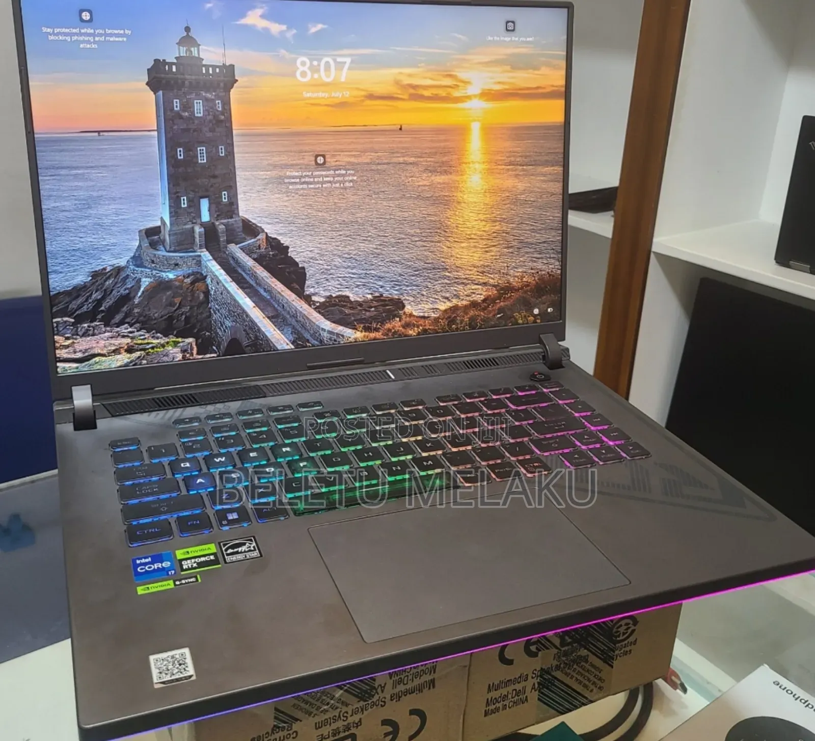 New Laptop Asus ROG Strix G15 16GB Intel Core I7 SSD 1T