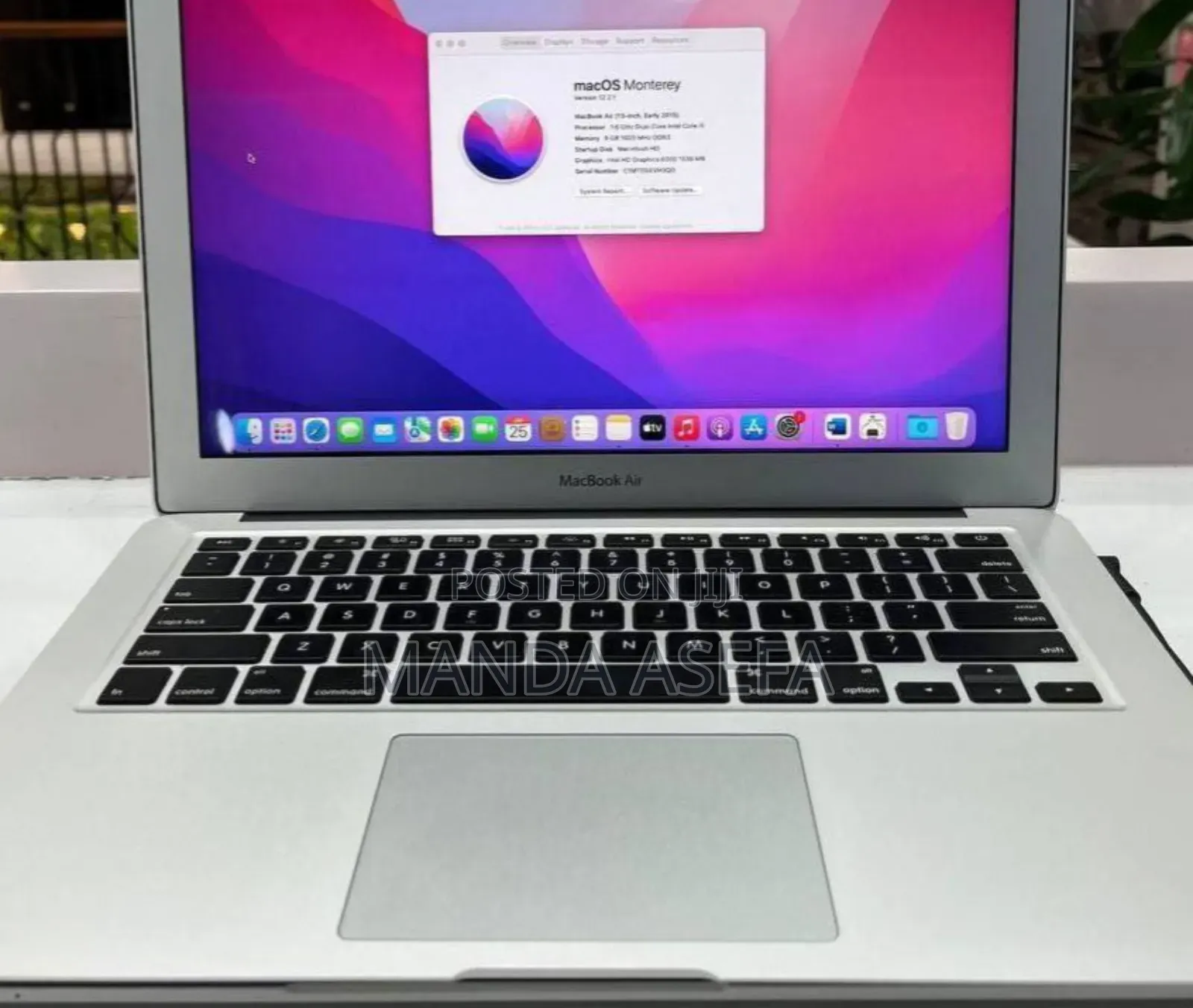 New Laptop Apple MacBook Air 2017 8GB Intel Core I7 SSD 256GB