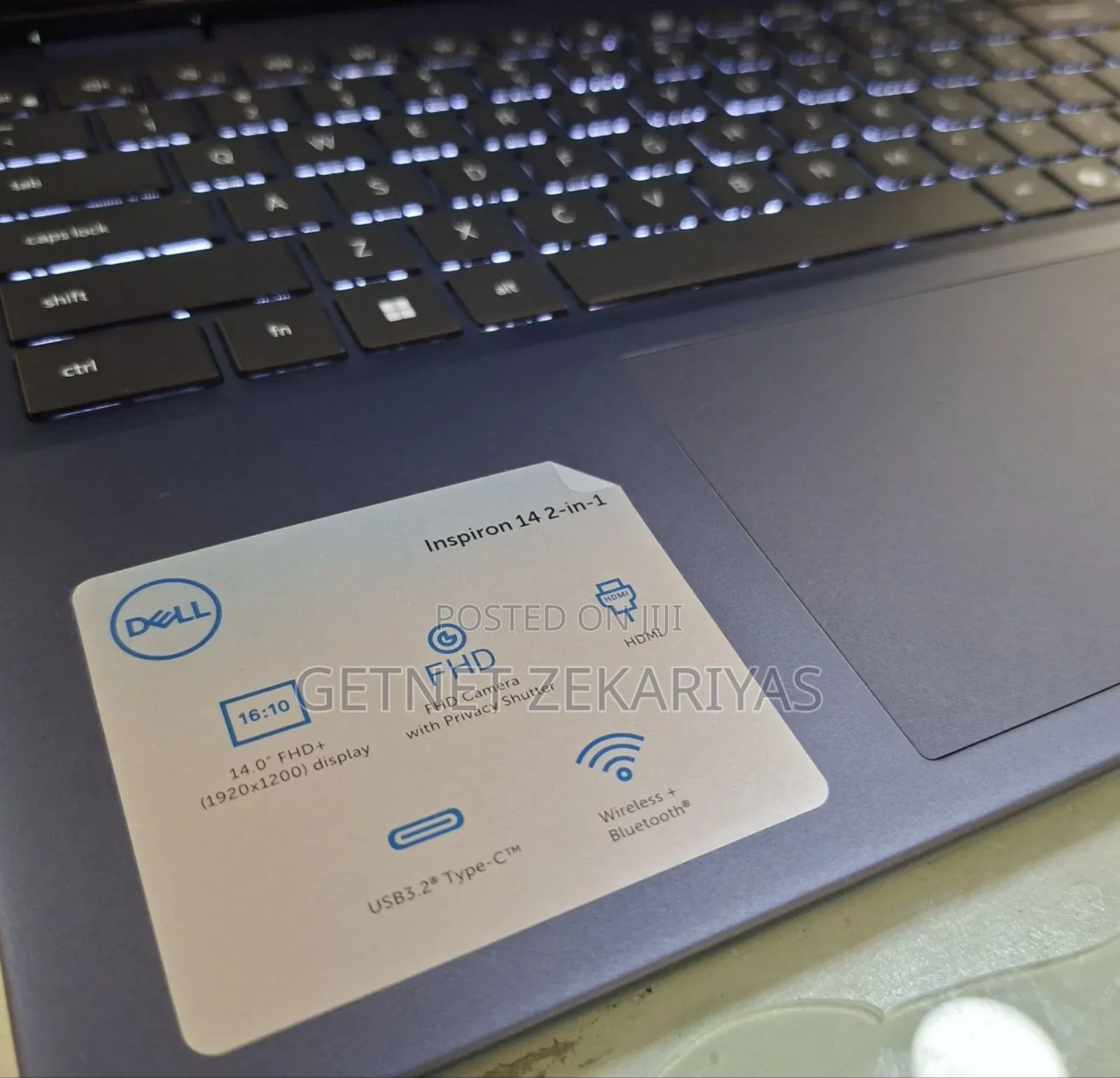 New Laptop Dell Inspiron 14 16GB AMD Ryzen 7 SSD 1T