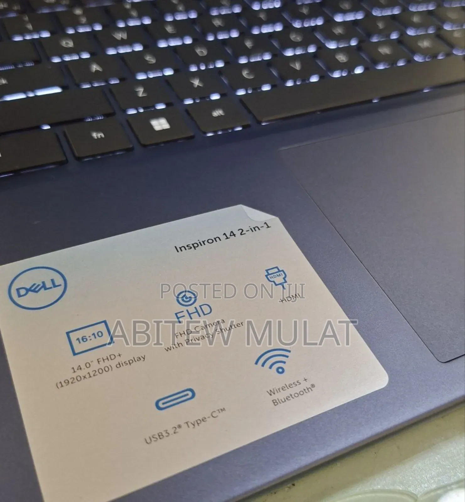 New Laptop Dell Inspiron 14 16GB AMD Ryzen 7 SSD 1T