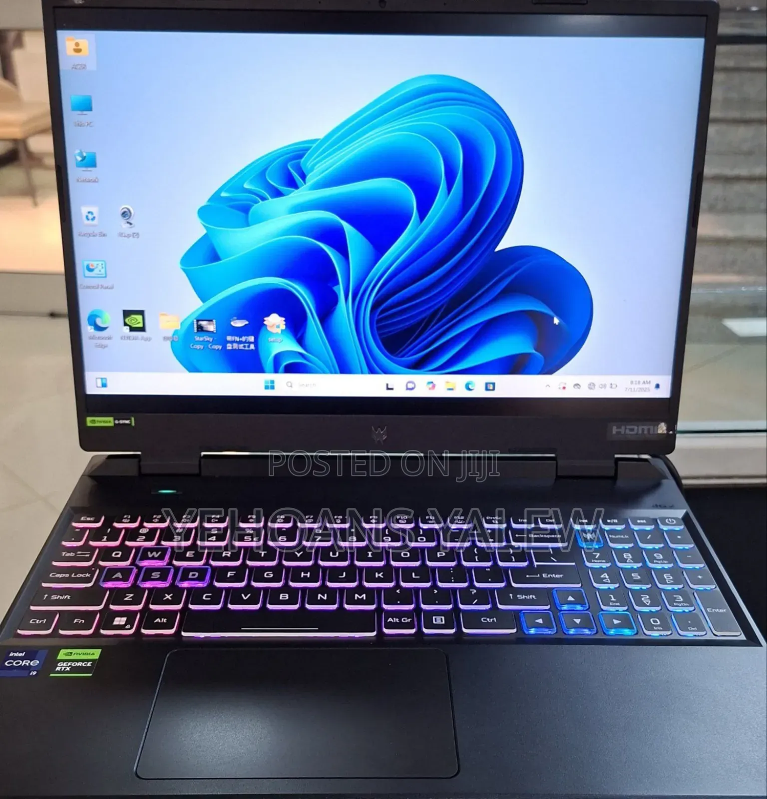 New Laptop Acer Predator Helios 300 16GB Intel Core I9 SSD 1T