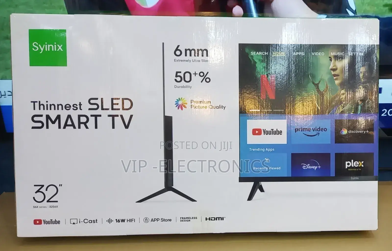 Syinix 32 Inch Tv Smart Android Google System Tv