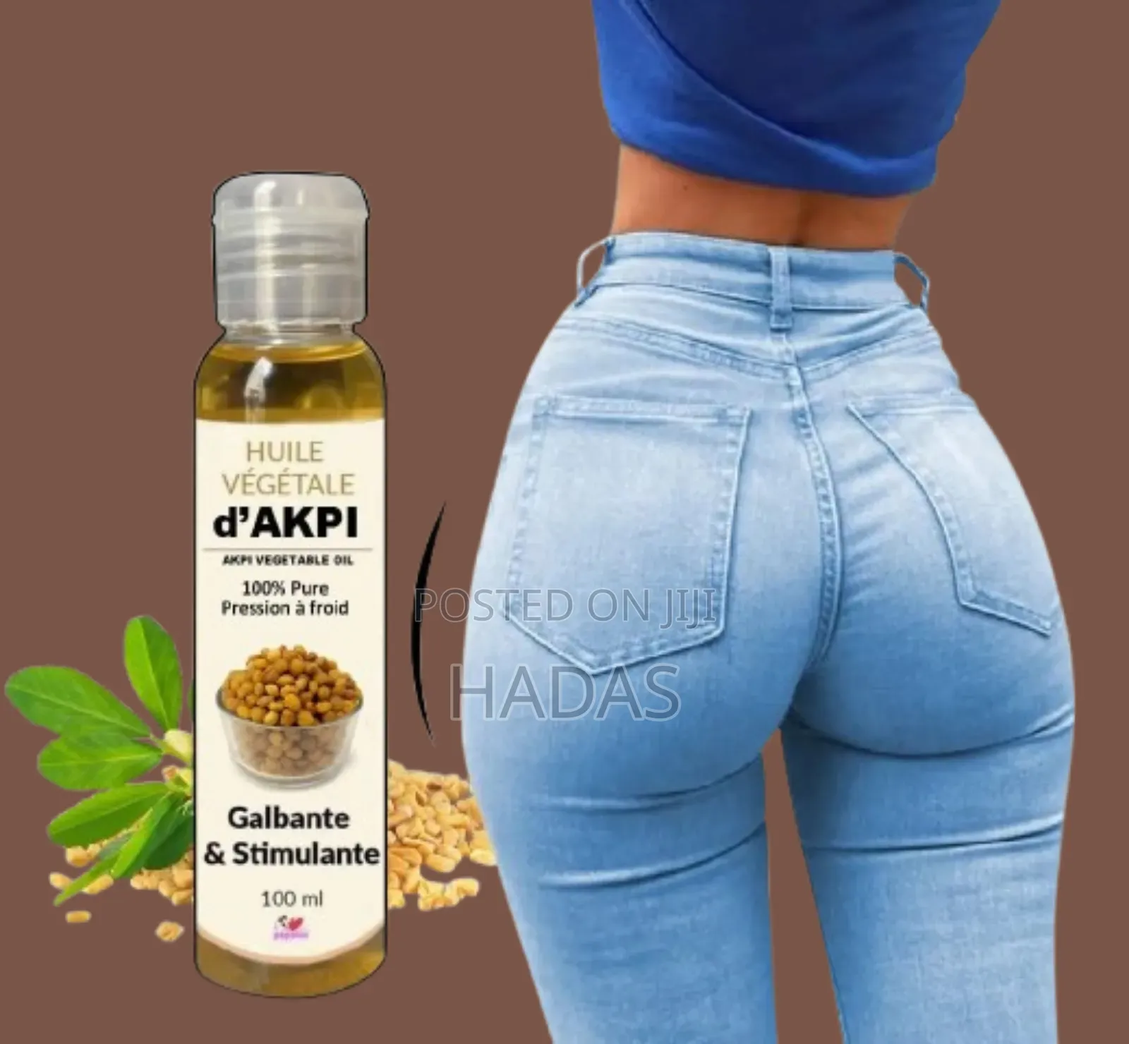 Akpi Oil 100% Natural Akpi Oil for Hipup,Muscle Strength