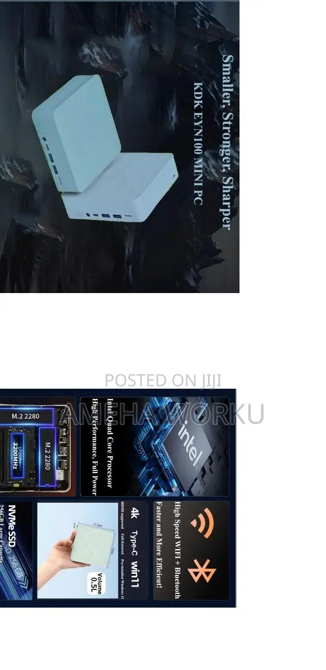 New Desktop Computer 8GB SSD 256GB