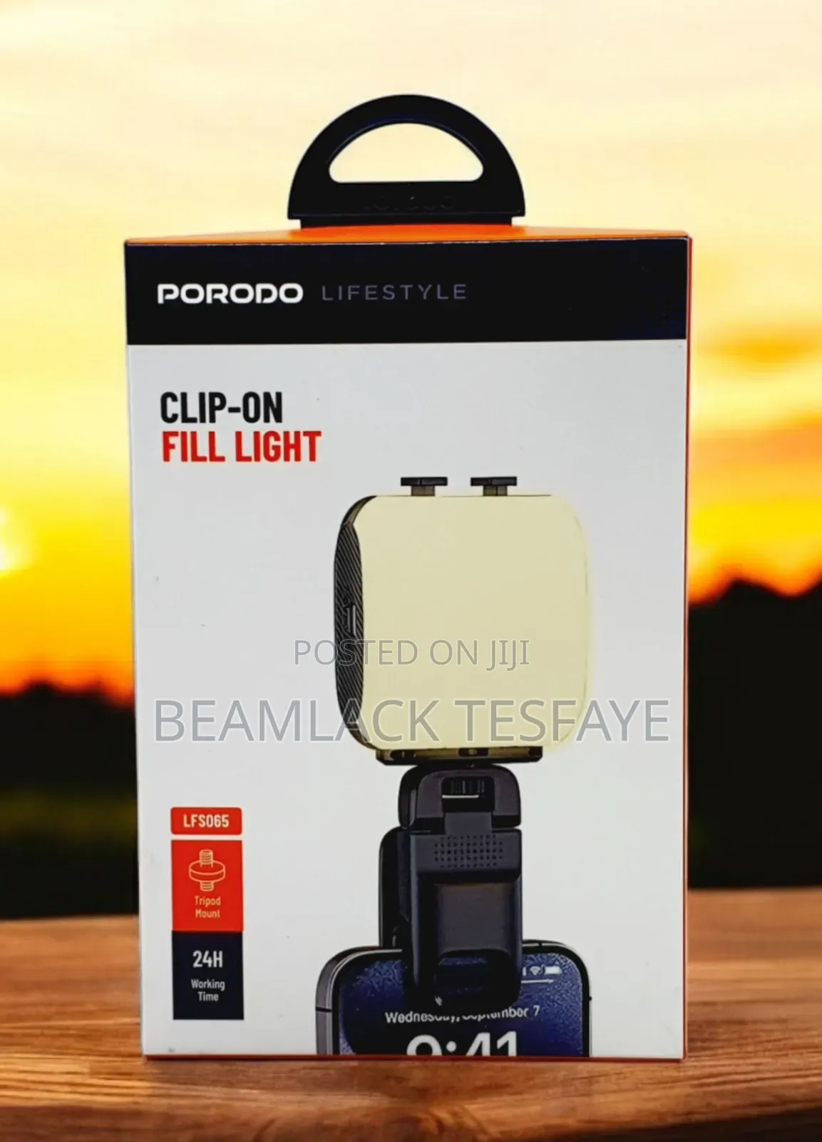 Porodo Lifestyle Clip-on Fill Light