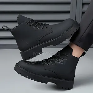 Photo -  Men's Casual High Top Boots
 Stock Product