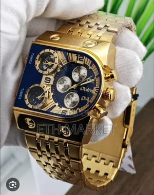 Photo - Top Brand Oulm Full Gold Steel Quartz Wrist Watch