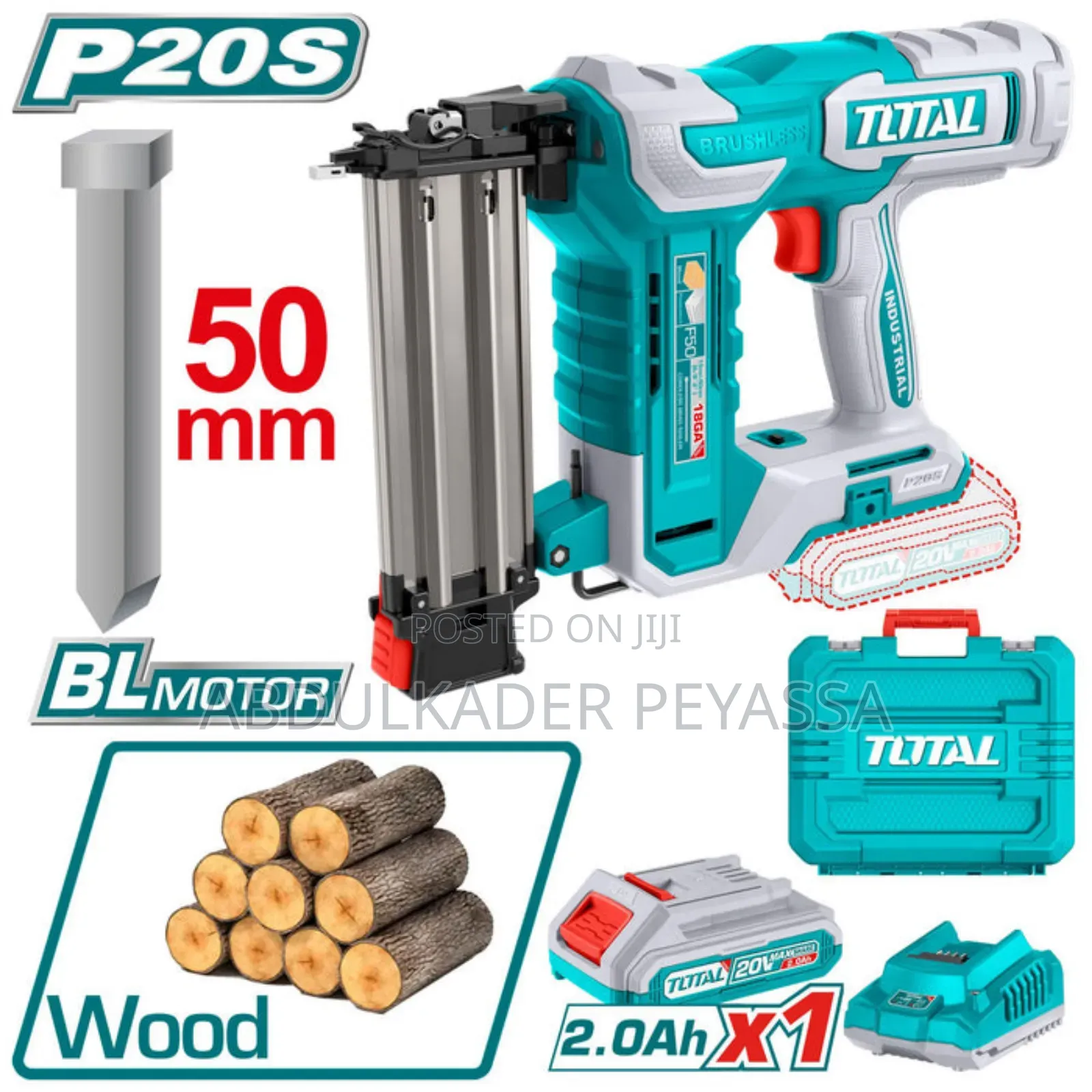 Total Chargible Nail Gun F50