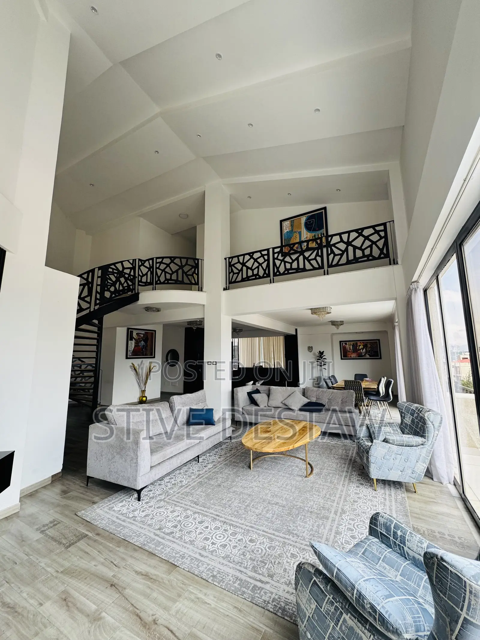 Furnished 4bdrm Duplex in New Luxury, Bole for rent