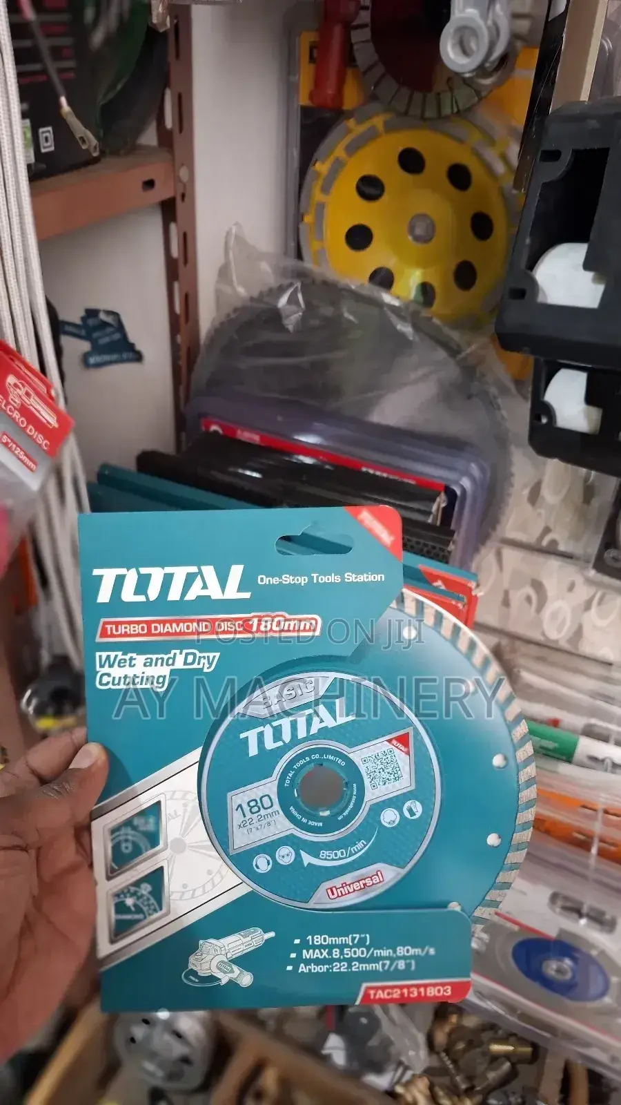 Turbo Diamond Disk 180mm ለሴራሚክ, ለማርብል , ለድንጋይ, ለሸክላ , ለኖራ