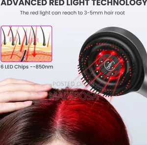 Red Light Electric Scalp Massager