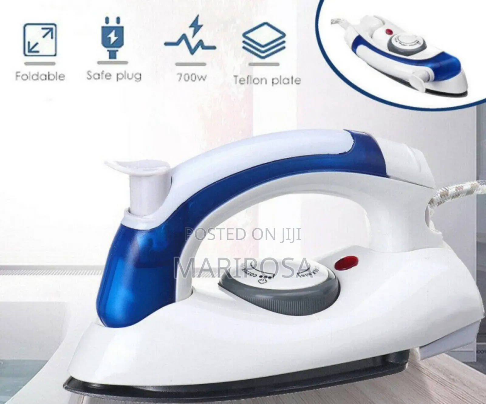 Mini Folding Travel Iron