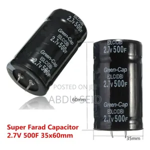 * Super Farad Capacitor 2.7v 500f
