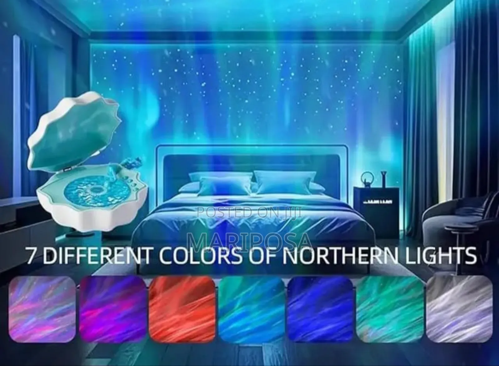 Shell Lamp With Bluetooth Speaker