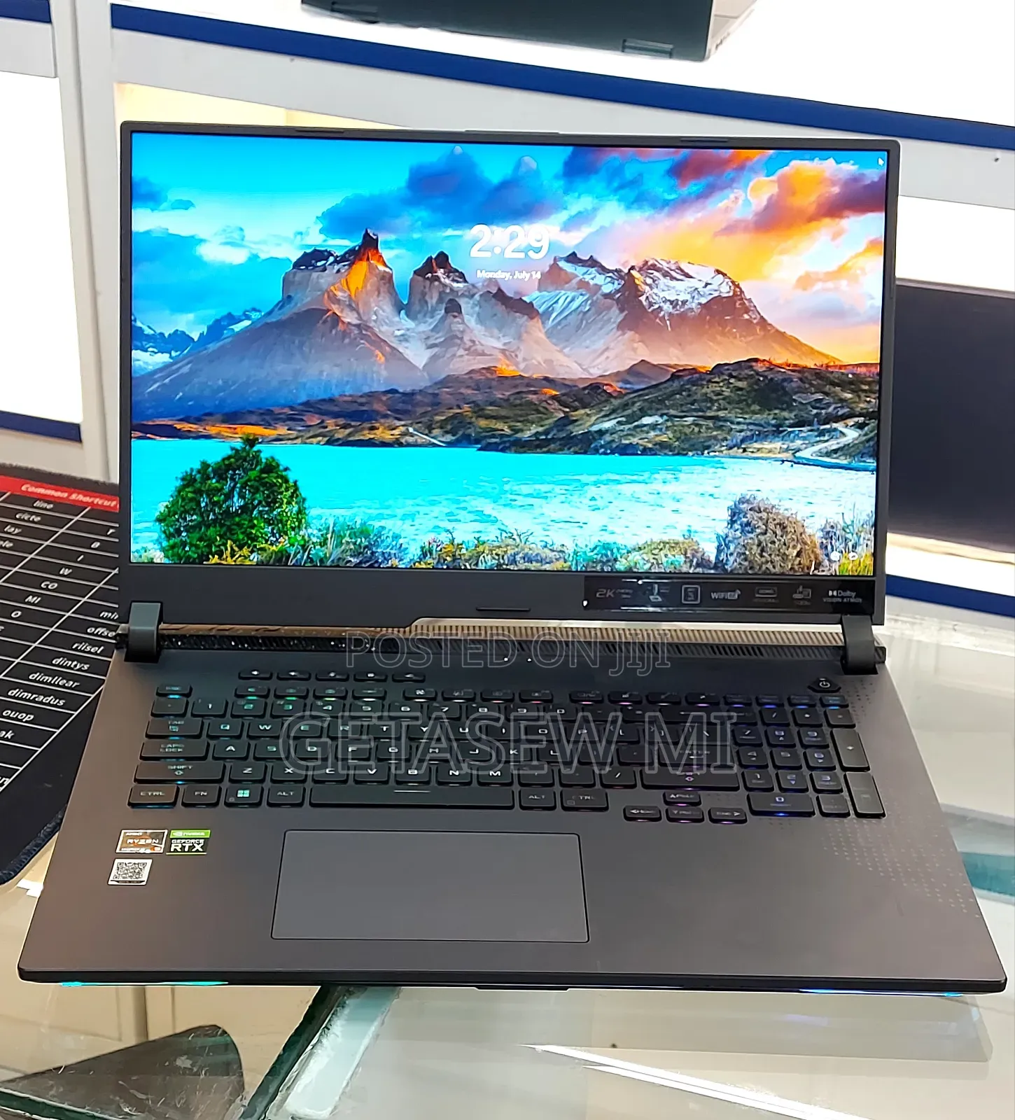 New Laptop Asus ROG Strix G17 16GB AMD Ryzen 9 SSD 1T